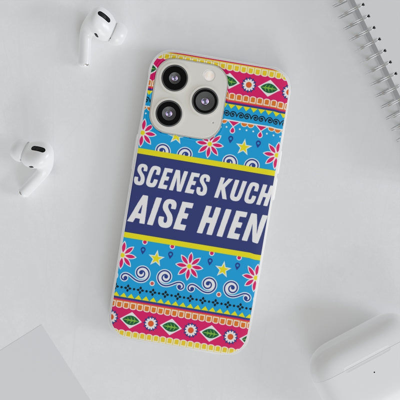 scenes kuch aise hien Flexi Cases - Phone Case by GTA Desi Store