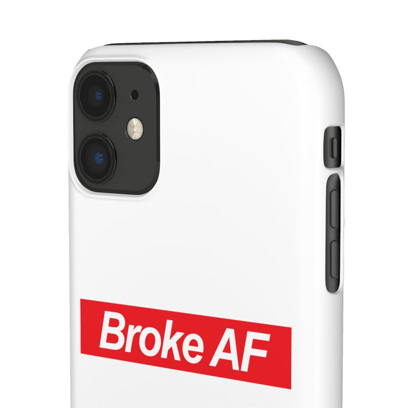 Broke AF Snap Cases iPhone or Samsung - iPhone 11 / Matte - Phone Case by GTA Desi Store