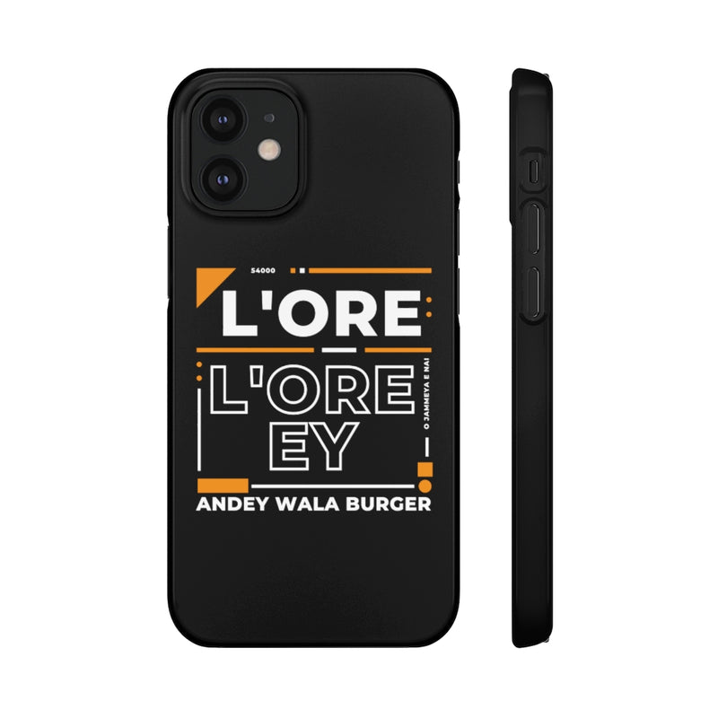 L'ore L'ore Ey Andey Wala Burger Jammeya E Nai Snap Cases iPhone or Samsung - Phone Case by GTA Desi Store