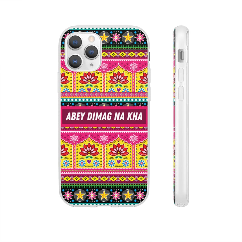Abey Dimag Na Kha Flexi Cases - iPhone 11 Pro with gift packaging - Phone Case by GTA Desi Store