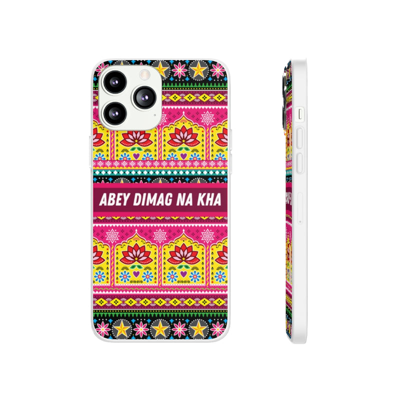 Abey Dimag Na Kha Flexi Cases - iPhone 13 Pro Max with gift packaging - Phone Case by GTA Desi Store