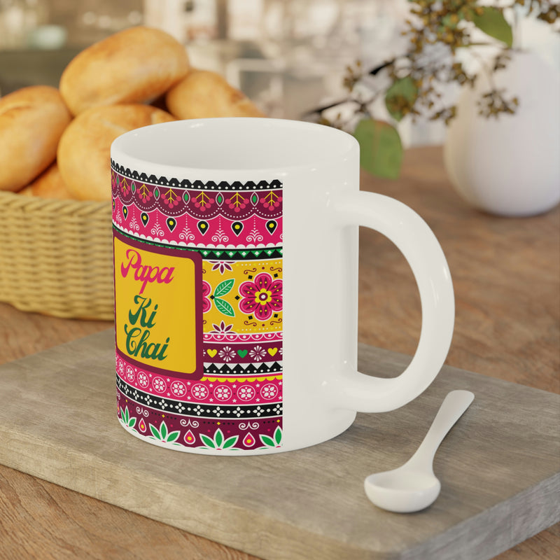 Papa Ki Chai Ceramic Mug (11oz)