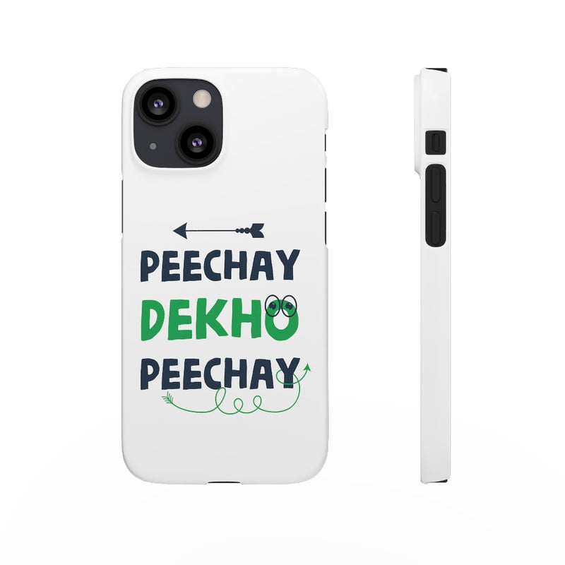 Peechay Dekho Peechay Snap Cases iPhone or Samsung - Phone Case by GTA Desi Store
