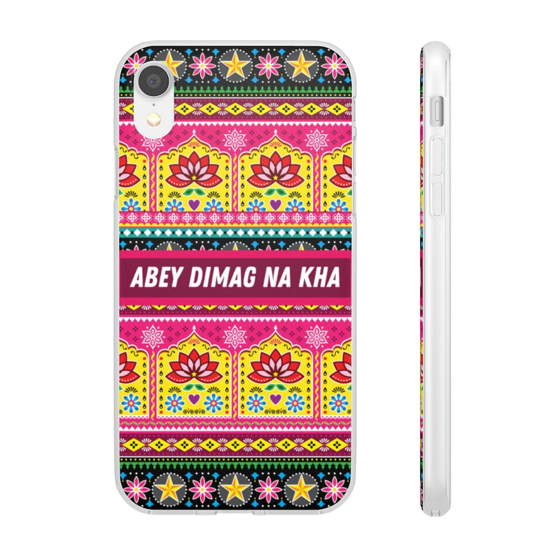 Abey Dimag Na Kha Flexi Cases - iPhone XR with gift packaging - Phone Case by GTA Desi Store