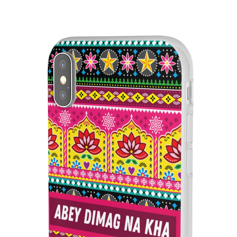Abey Dimag Na Kha Flexi Cases - Phone Case by GTA Desi Store