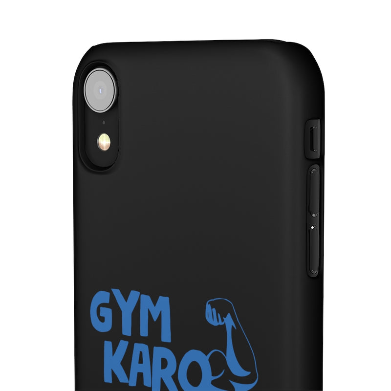 Gym Karo Pyar Nahin Snap Cases iPhone or Samsung - iPhone XR / Matte - Phone Case by GTA Desi Store