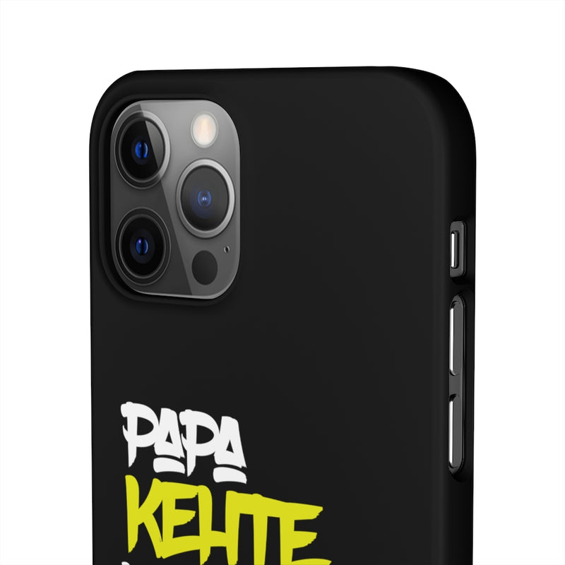 Papa Kehte Hain Bara Naam Karegi Snap Cases iPhone or Samsung - iPhone 12 Pro / Matte - Phone Case by GTA Desi Store
