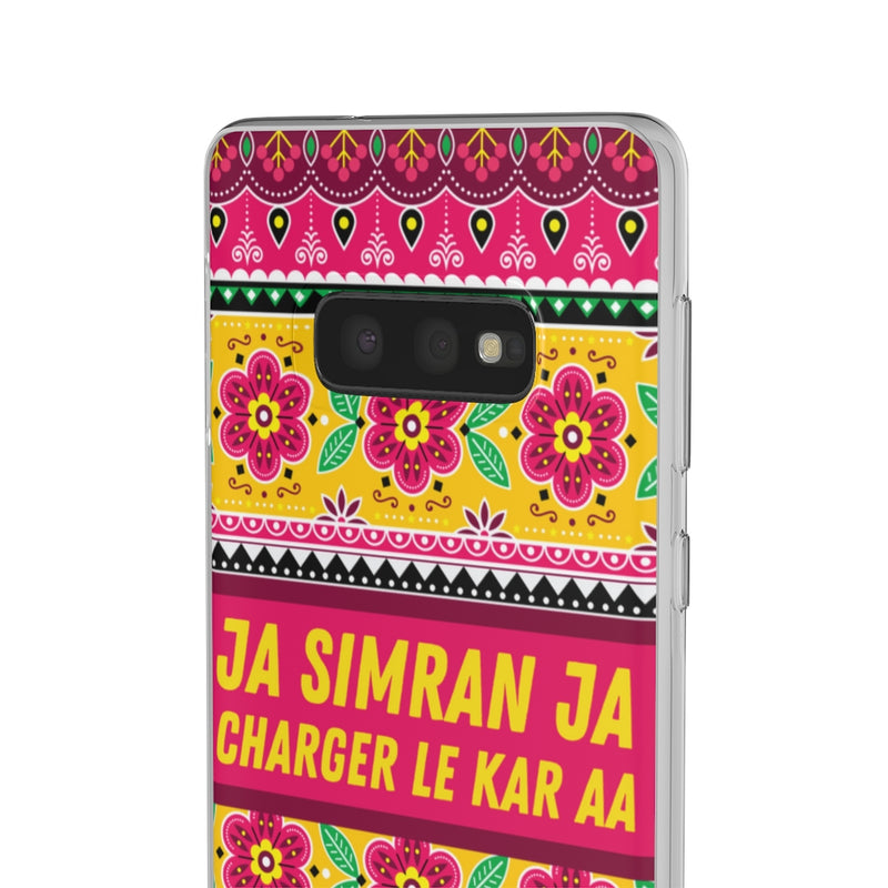 Ja Simran Ja Charger Le Kar Aa Flexi Cases - Phone Case by GTA Desi Store