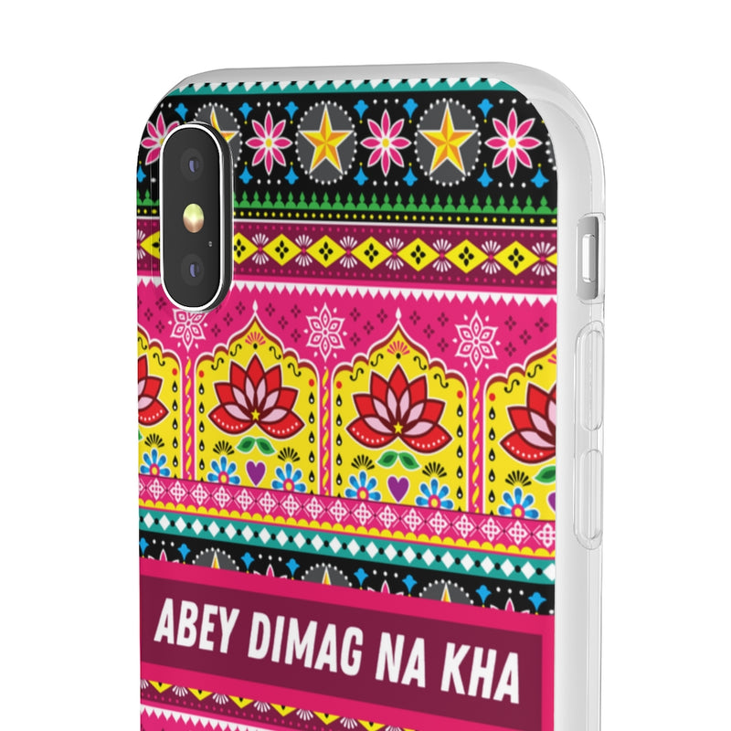 Abey Dimag Na Kha Flexi Cases - Phone Case by GTA Desi Store