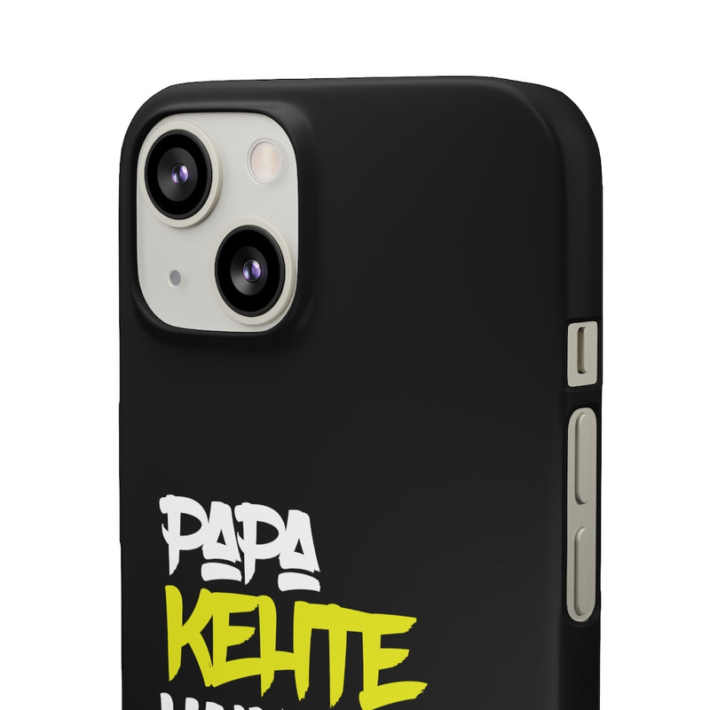 Papa Kehte Hain Bara Naam Karegi Snap Cases iPhone or Samsung - iPhone 13 / Matte - Phone Case by GTA Desi Store