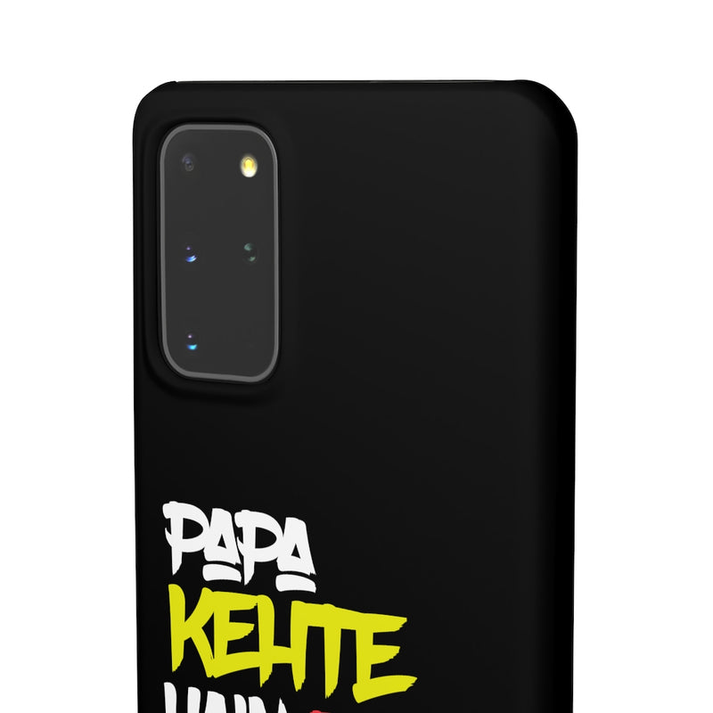 Papa Kehte Hain Bara Naam Karegi Snap Cases iPhone or Samsung - Samsung Galaxy S20+ / Matte - Phone Case by GTA Desi Store