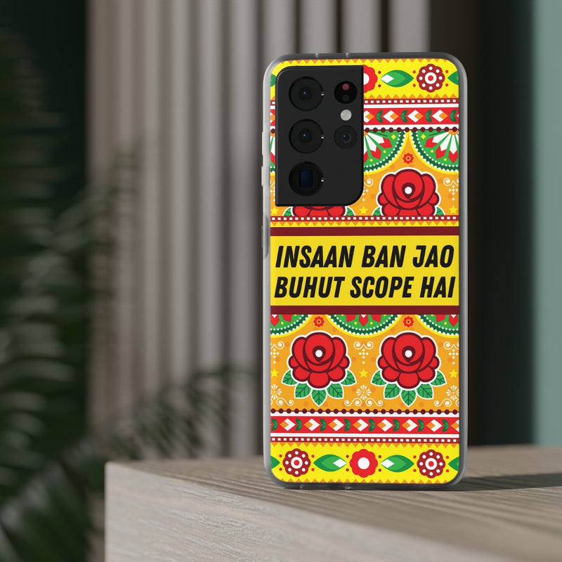Insaan ban Jao Buhut Scope hai Flexi Cases - Phone Case by GTA Desi Store