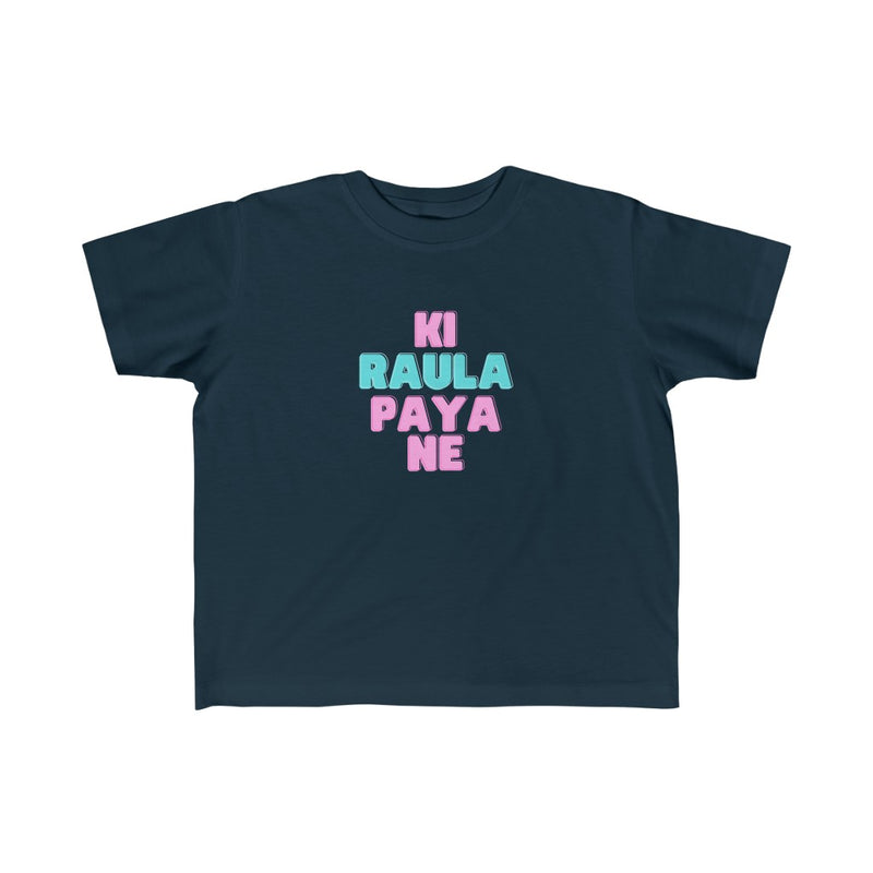 Ki Raula Paya Kid's Fine Jersey Tee - Navy / 2T - Kids clothes by GTA Desi Store