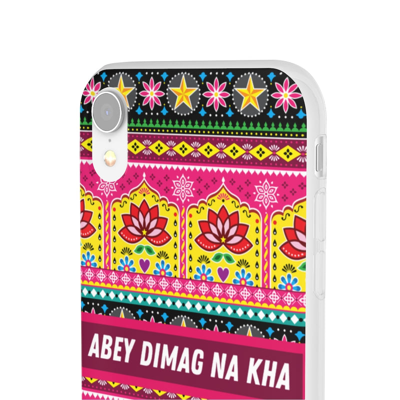 Abey Dimag Na Kha Flexi Cases - Phone Case by GTA Desi Store