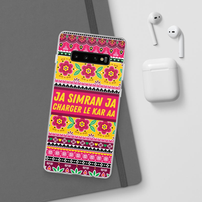 Ja Simran Ja Charger Le Kar Aa Flexi Cases - Phone Case by GTA Desi Store