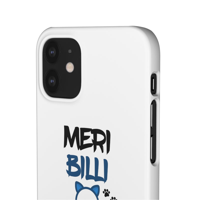 Meri Billi Menu Meow Snap Cases iPhone or Samsung - iPhone 12 Mini / Matte - Phone Case by GTA Desi Store