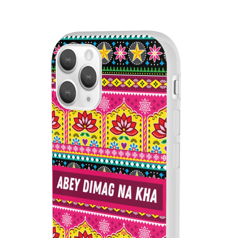 Abey Dimag Na Kha Flexi Cases - Phone Case by GTA Desi Store