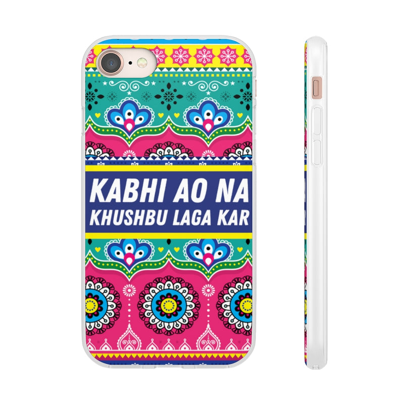Kabhi Ao Na Khushbu Laga Kar Flexi Cases - iPhone 8 with gift packaging - Phone Case by GTA Desi Store