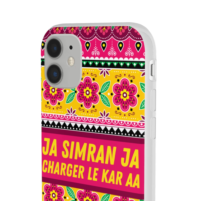 Ja Simran Ja Charger Le Kar Aa Flexi Cases - Phone Case by GTA Desi Store