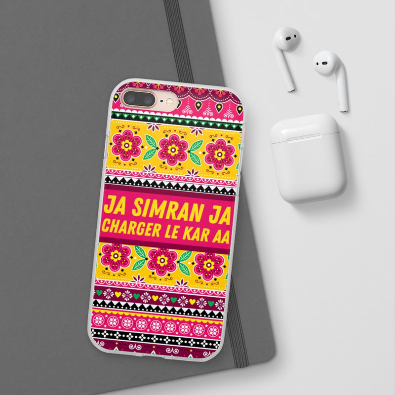 Ja Simran Ja Charger Le Kar Aa Flexi Cases - Phone Case by GTA Desi Store