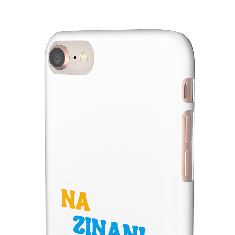 Na Zinani Hosi Na Pareeshani Hosi Snap Cases iPhone or Samsung - iPhone 8 / Matte - Phone Case by GTA Desi Store