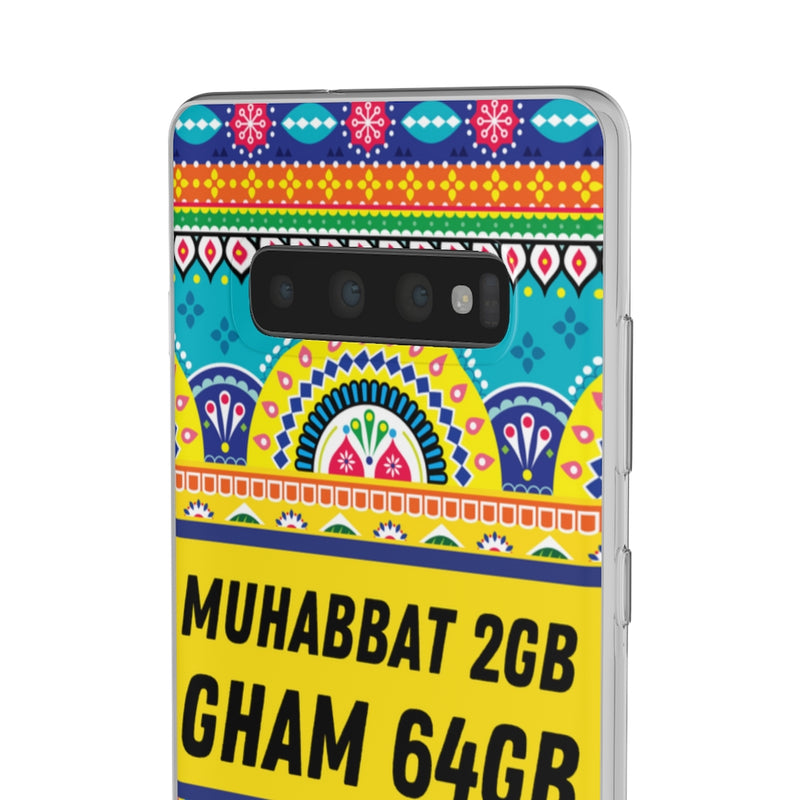 Muhabbat 2GB Gham 64GB Flexi Cases - Phone Case by GTA Desi Store