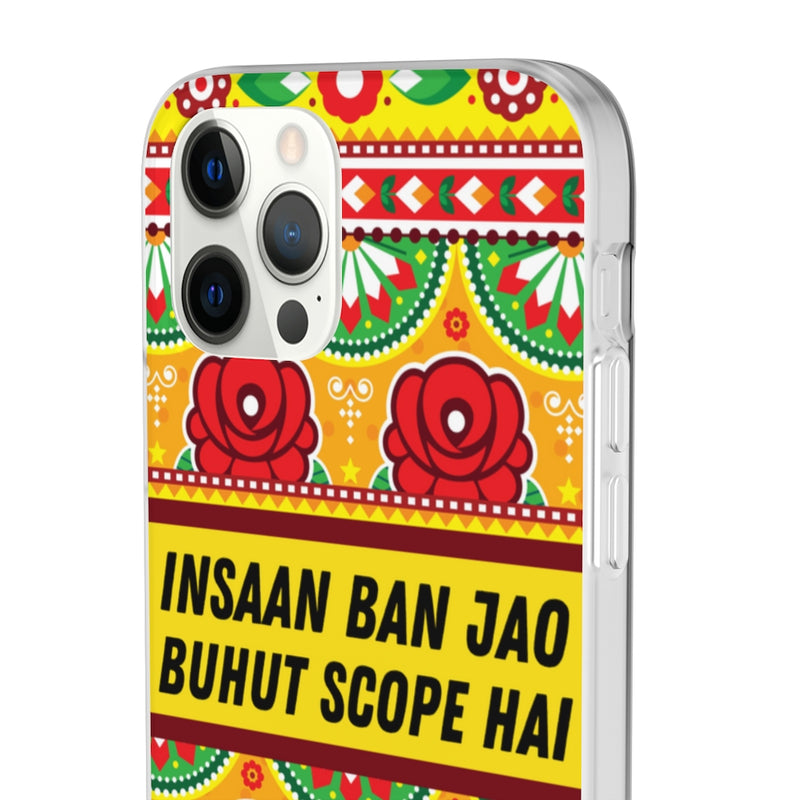 Insaan ban Jao Buhut Scope hai Flexi Cases - Phone Case by GTA Desi Store