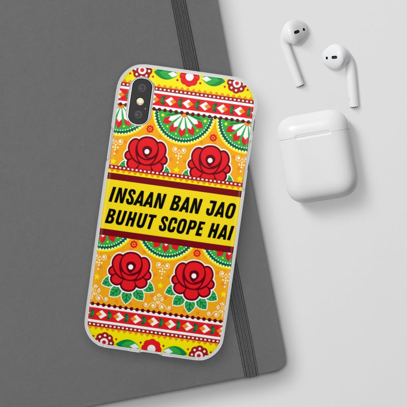 Insaan ban Jao Buhut Scope hai Flexi Cases - Phone Case by GTA Desi Store