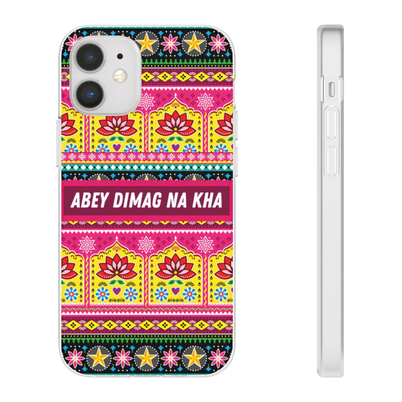 Abey Dimag Na Kha Flexi Cases - iPhone 12 Mini - Phone Case by GTA Desi Store