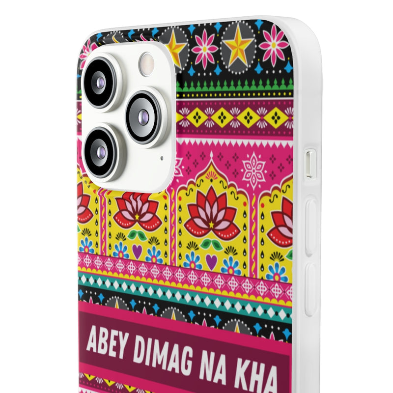 Abey Dimag Na Kha Flexi Cases - Phone Case by GTA Desi Store