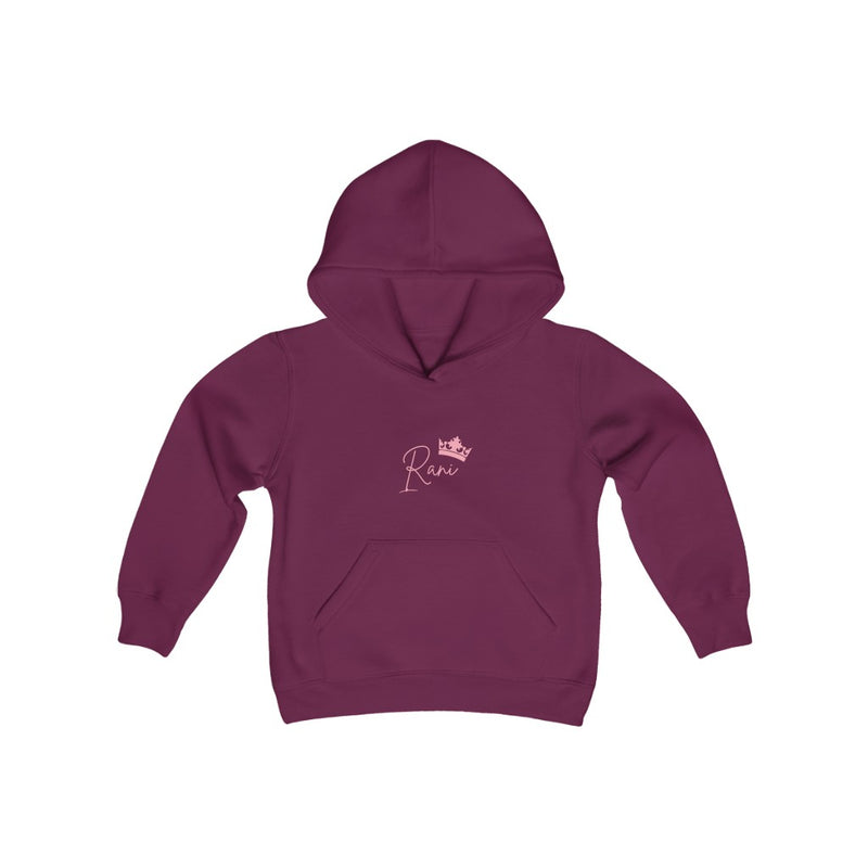 Rani Youth Heavy Blend Hooded Sweatshirt - Maroon / XS - Kids clothes by GTA Desi Store