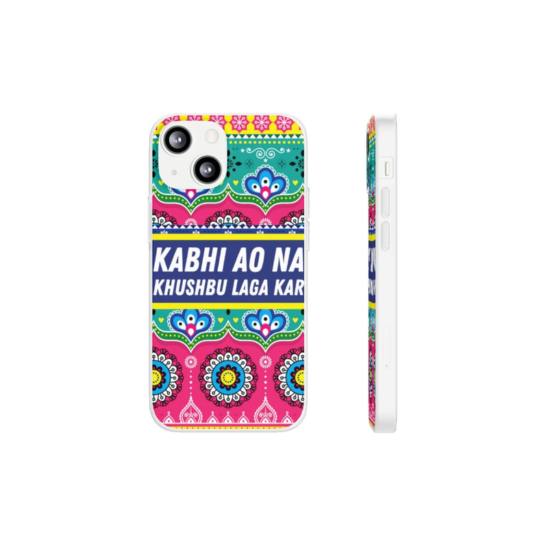 Kabhi Ao Na Khushbu Laga Kar Flexi Cases - iPhone 13 Mini with gift packaging - Phone Case by GTA Desi Store