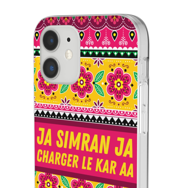 Ja Simran Ja Charger Le Kar Aa Flexi Cases - Phone Case by GTA Desi Store