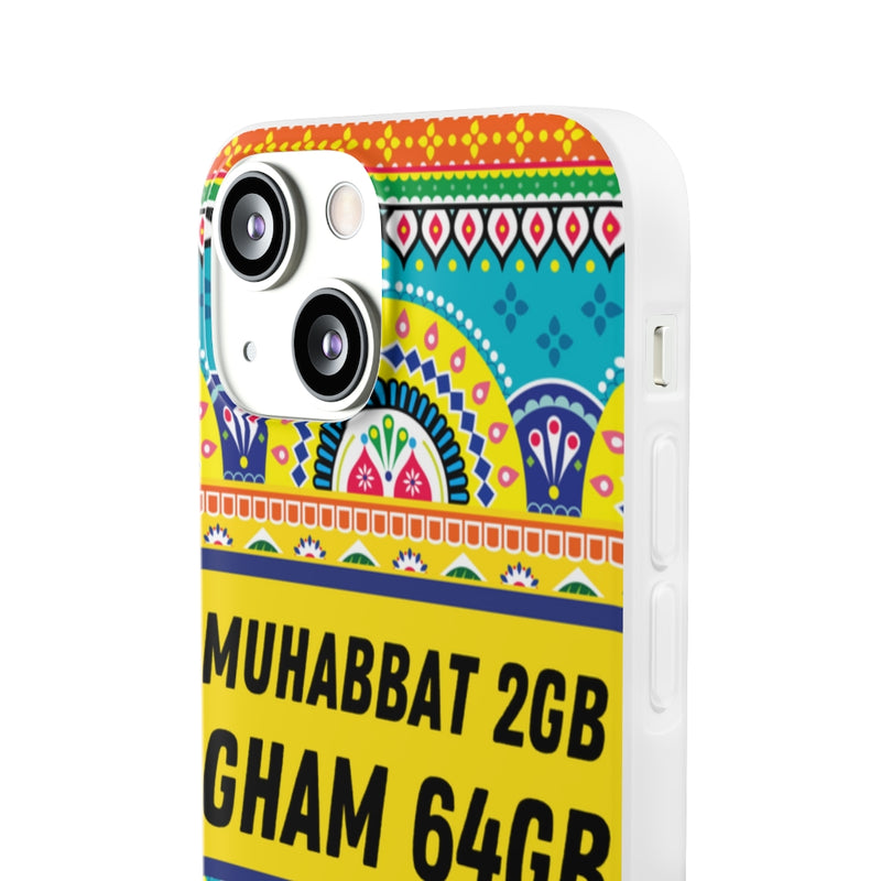 Muhabbat 2GB Gham 64GB Flexi Cases - Phone Case by GTA Desi Store