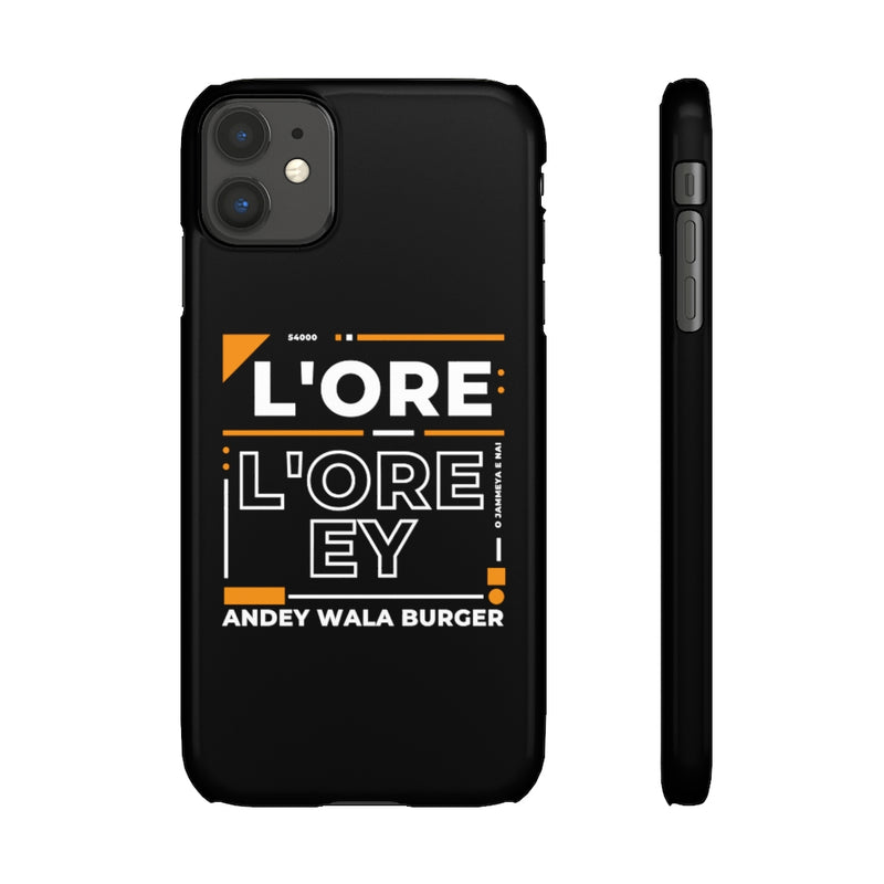 L'ore L'ore Ey Andey Wala Burger Jammeya E Nai Snap Cases iPhone or Samsung - Phone Case by GTA Desi Store