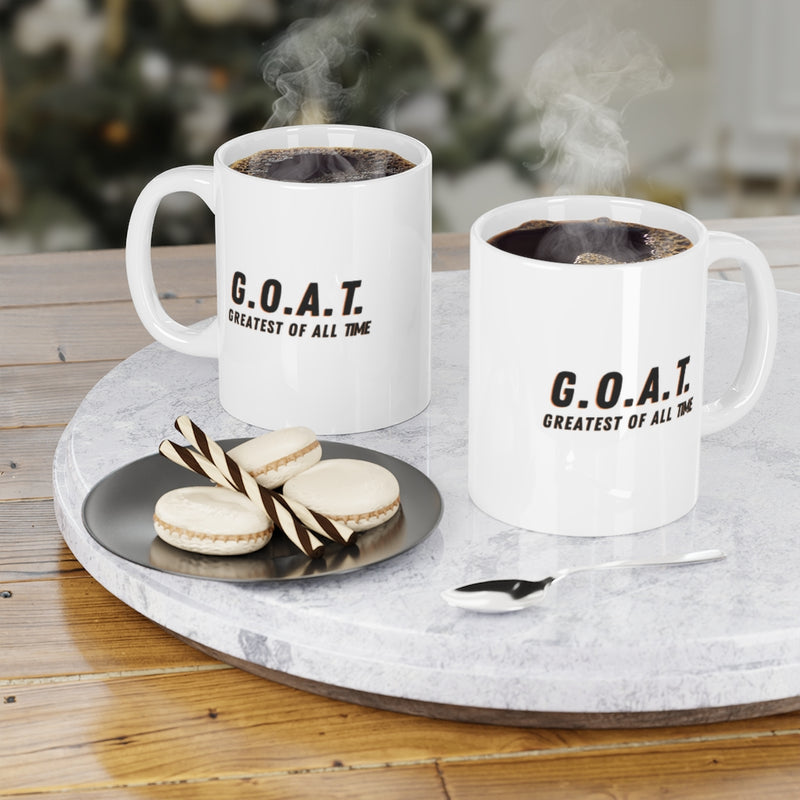 G.O.A.T Great Of All Time Ceramic Mugs (11oz\15oz\20oz) - Mug by GTA Desi Store