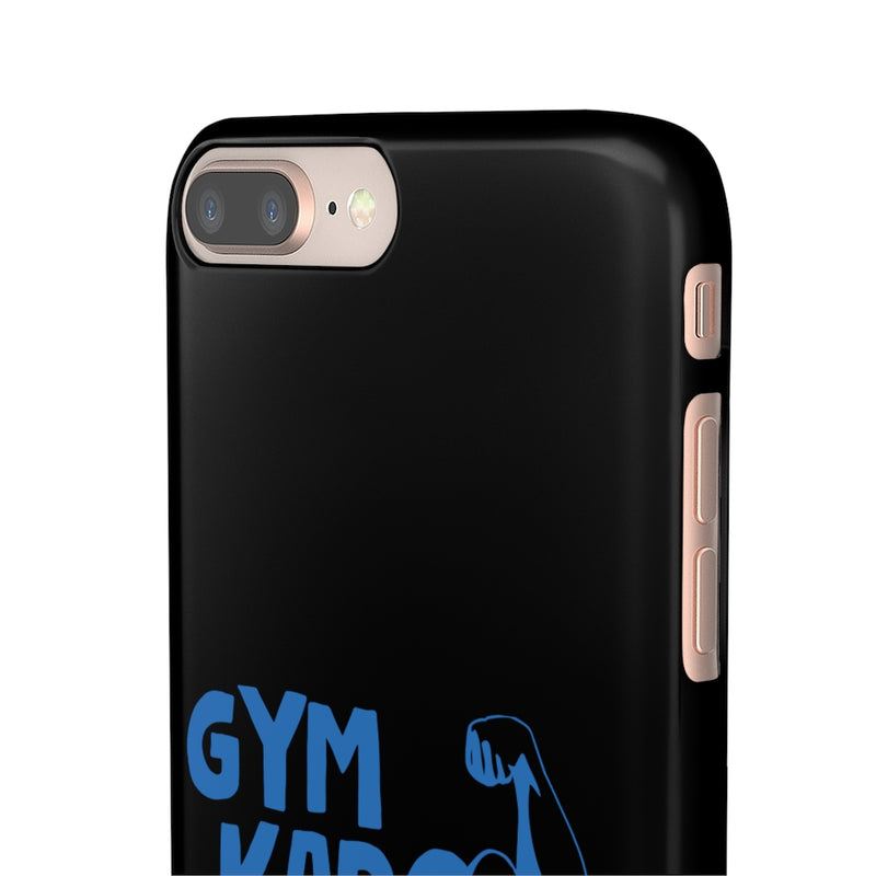 Gym Karo Pyar Nahin Snap Cases iPhone or Samsung - iPhone 8 Plus / Glossy - Phone Case by GTA Desi Store
