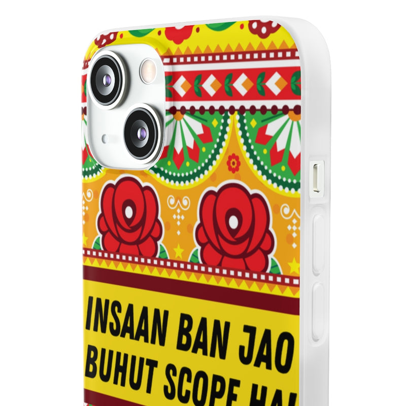Insaan ban Jao Buhut Scope hai Flexi Cases - Phone Case by GTA Desi Store