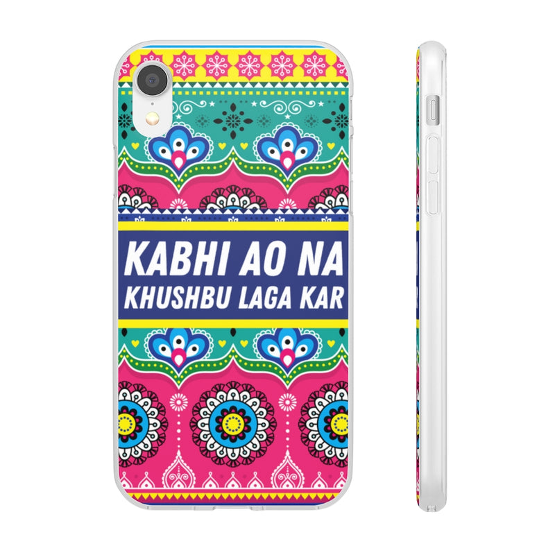Kabhi Ao Na Khushbu Laga Kar Flexi Cases - iPhone XR - Phone Case by GTA Desi Store