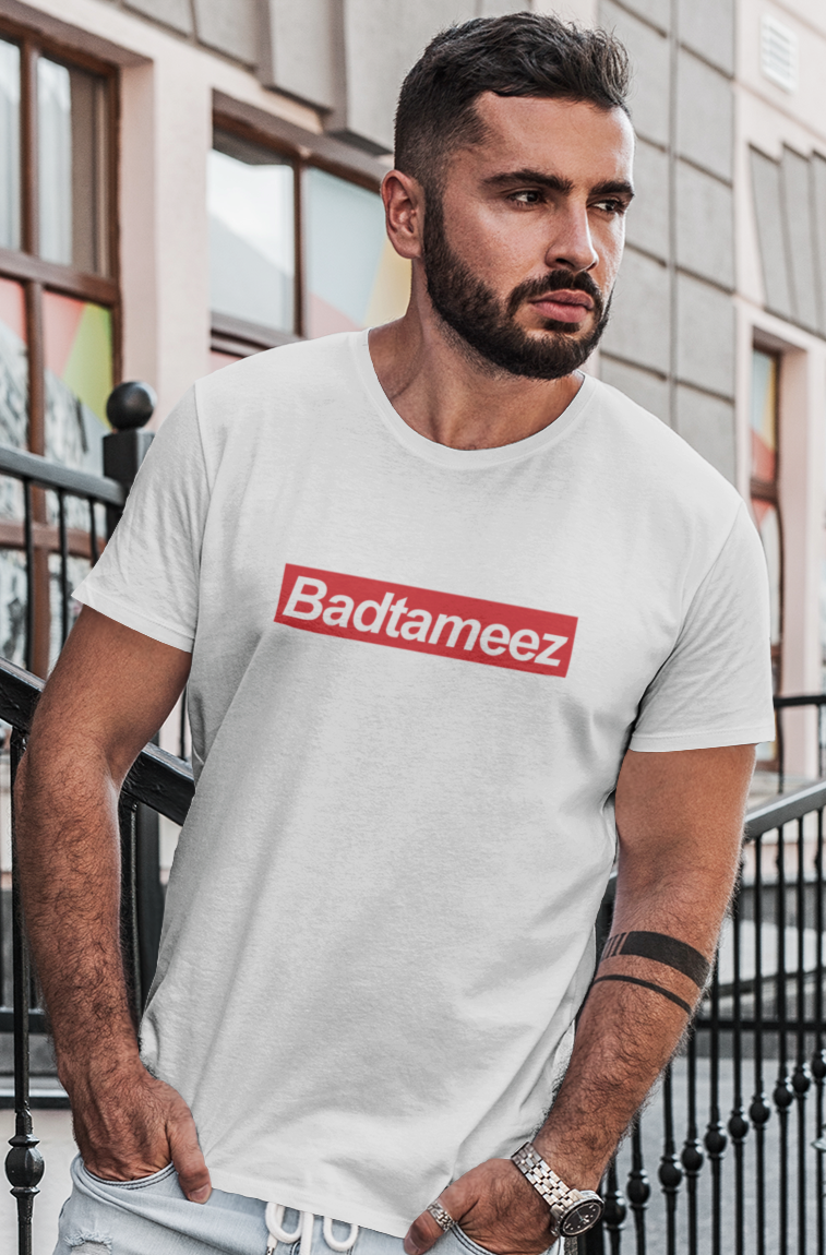 Badtameez Unisex Softstyle T-Shirt - T-Shirt by GTA Desi Store