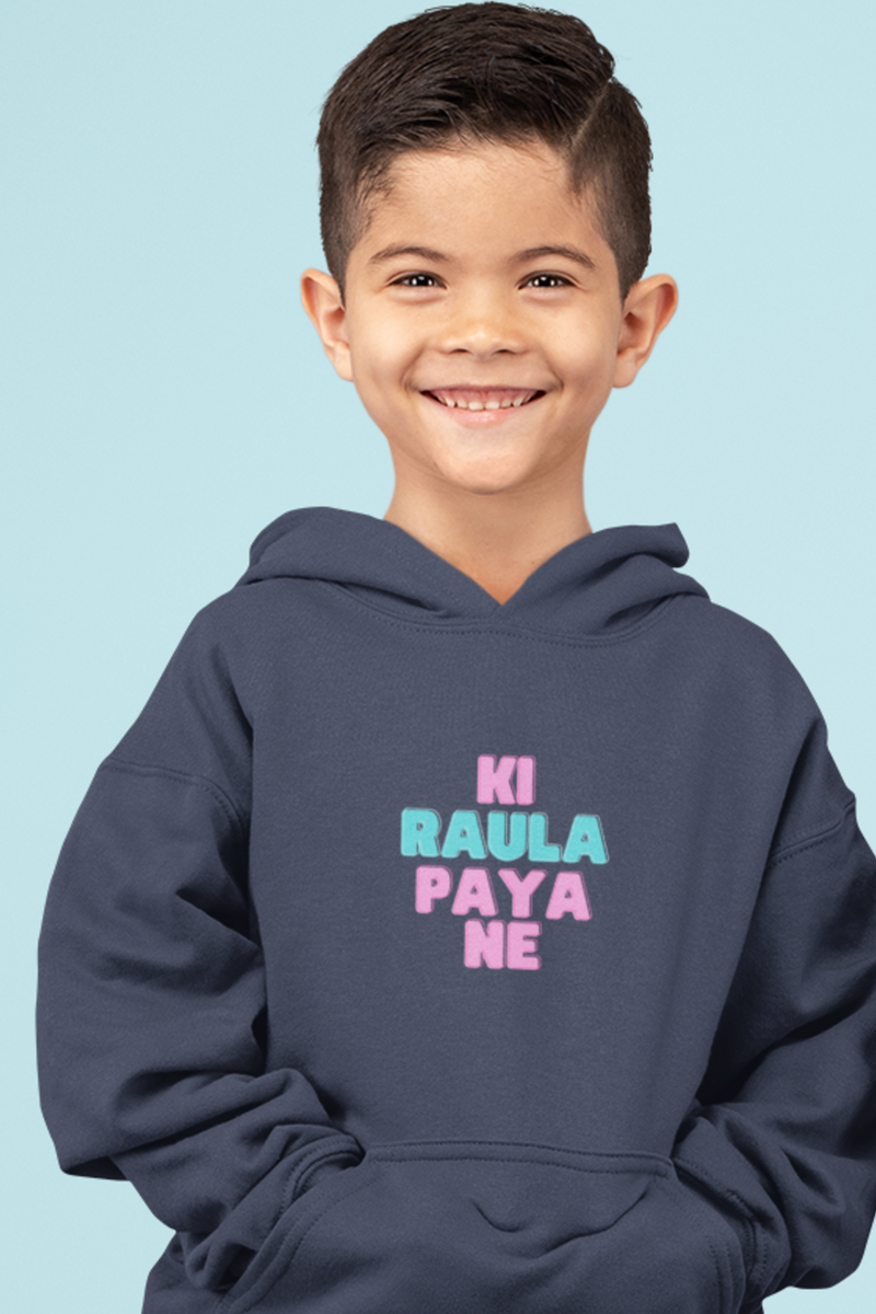 Ki Raula Paya Ne Youth Heavy Blend Hooded Sweatshirt - Kids clothes by GTA Desi Store