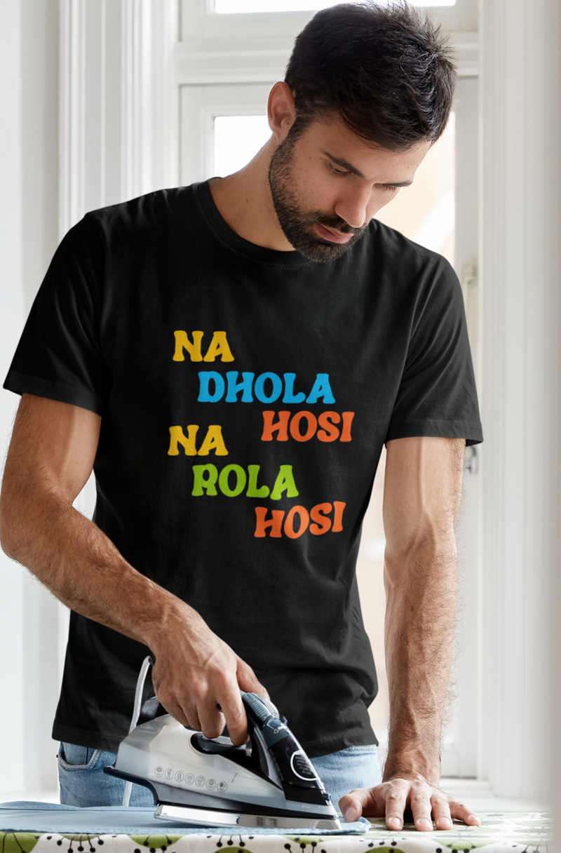 Na Dhola Hosi Na Rola Hosi Unisex Softstyle T-Shirt - T-Shirt by GTA Desi Store
