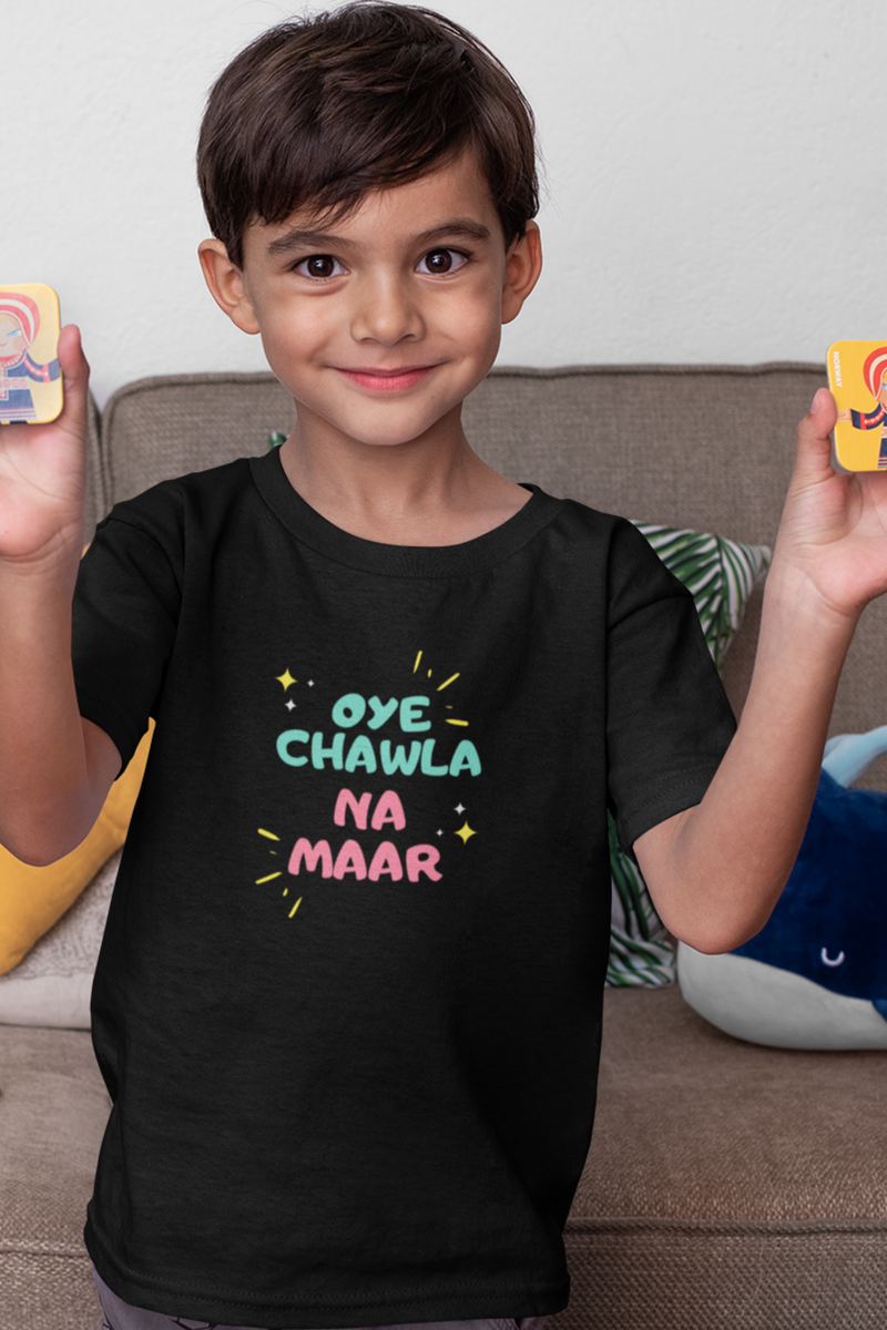 Oye Chawla Na Maar Kid's Fine Jersey Tee - Kids clothes by GTA Desi Store