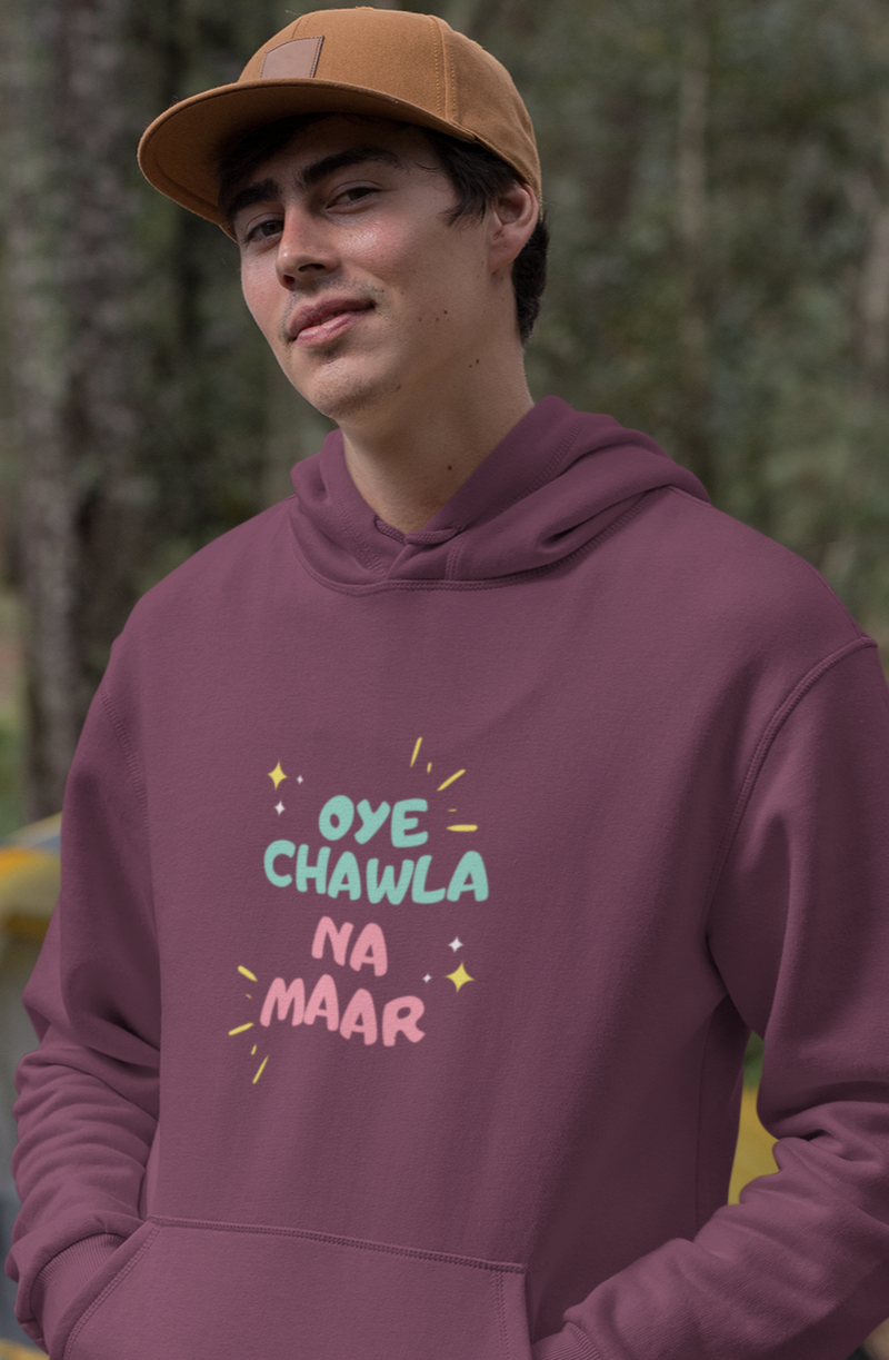 Oye Chawla Na Maar Unisex Heavy Blend™ Hooded Sweatshirt - Hoodie by GTA Desi Store