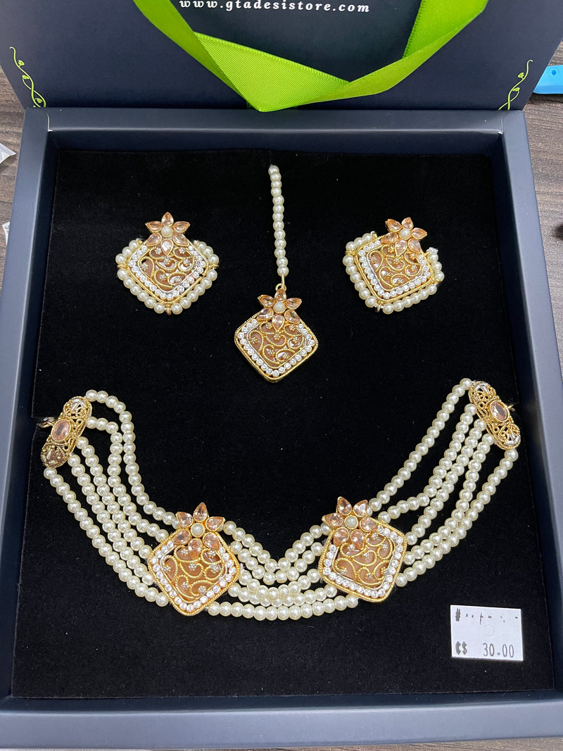 Necklace Set - Necklaces by GTA Desi Store