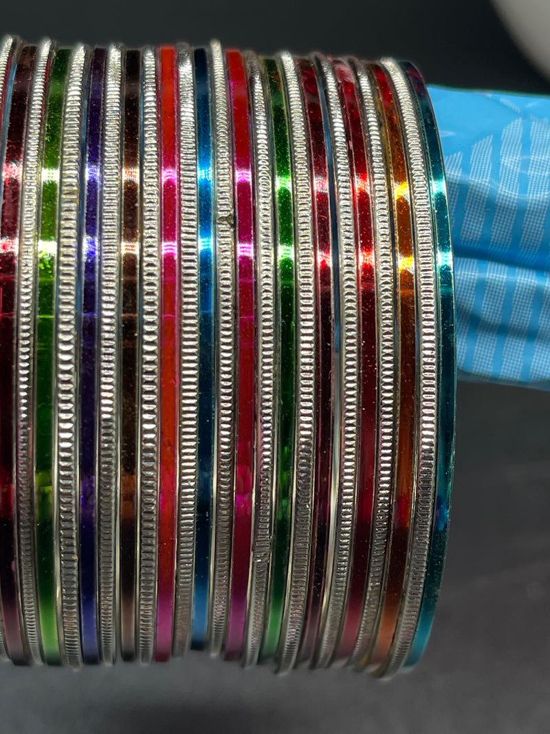 Buy Fancy Metal Bangles Multi color ; GTA Desi Store - bangles by GTA Desi Store