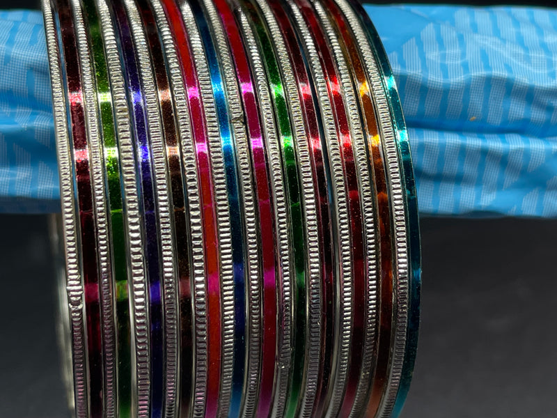 Buy Fancy Metal Bangles Multi color ; GTA Desi Store - bangles by GTA Desi Store
