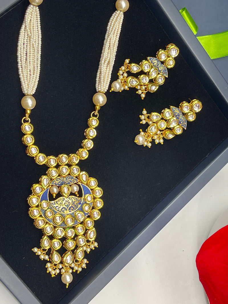 Kundan Mala set - Necklaces by GTA Desi Store