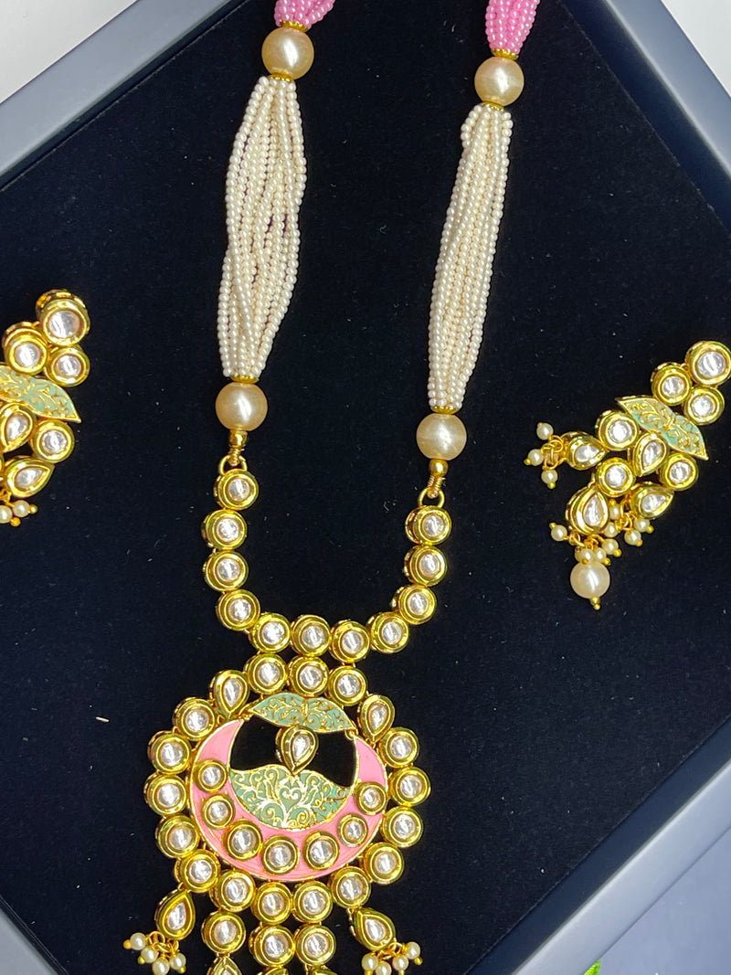 Kundan Mala set - Necklaces by GTA Desi Store