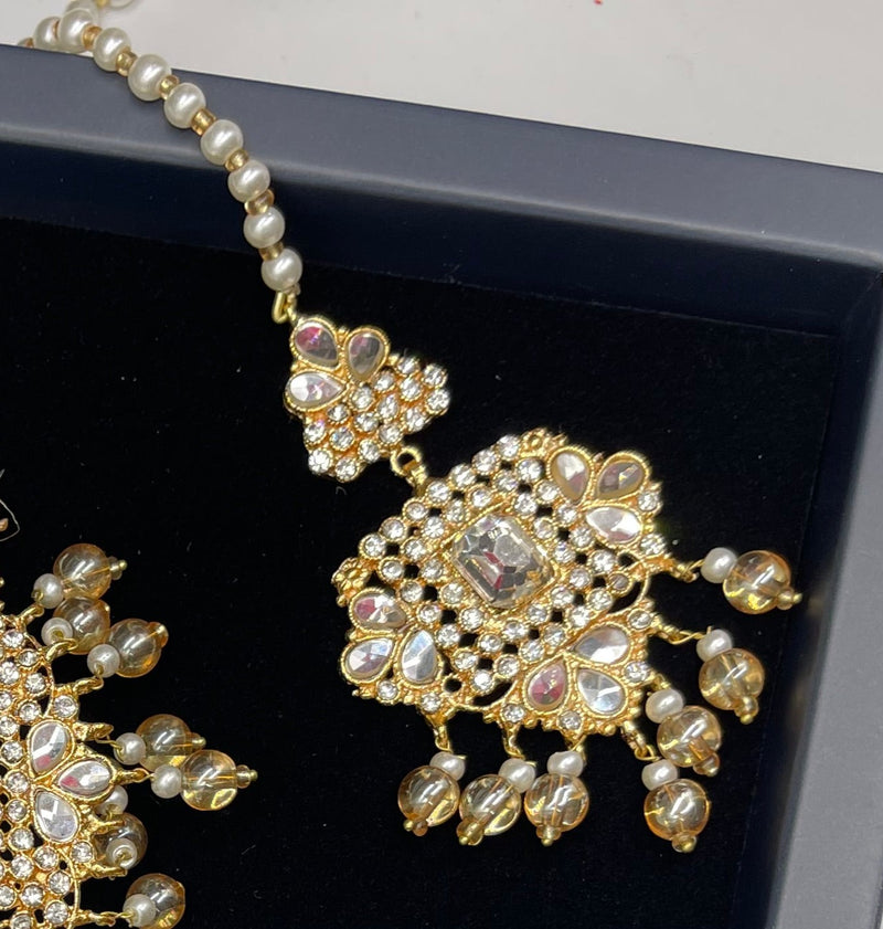 Beautiful Necklace Set - Necklaces by GTA Desi Store